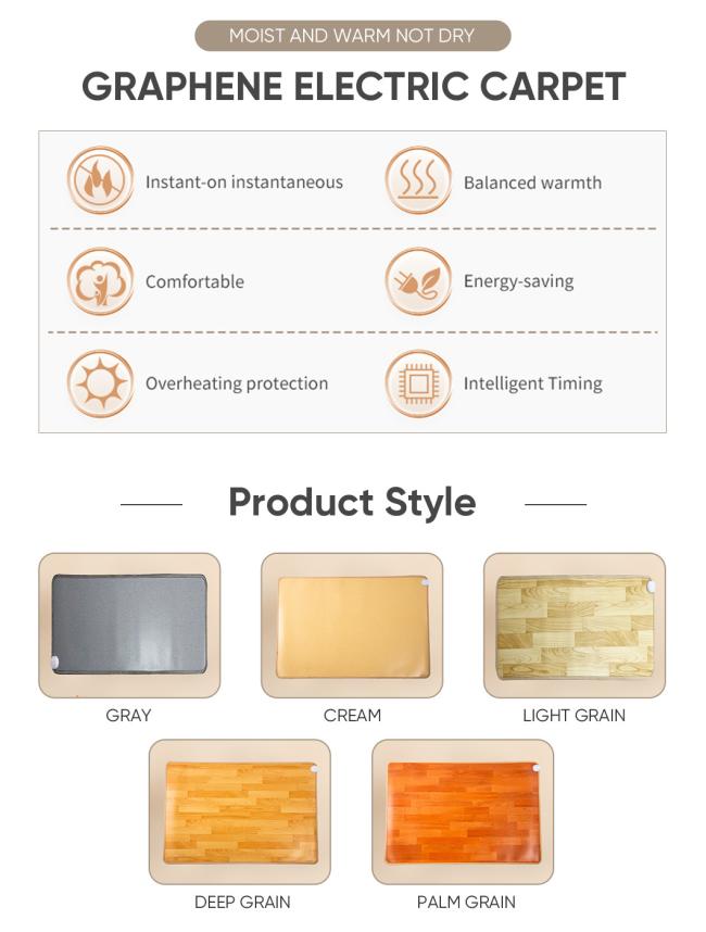 Heating Floor System Underfloor Graphene Far Infrared Heating Pad