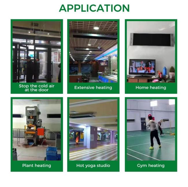 Energy-Efficient Infrared Heater Panel with Carbon Crystal Technology