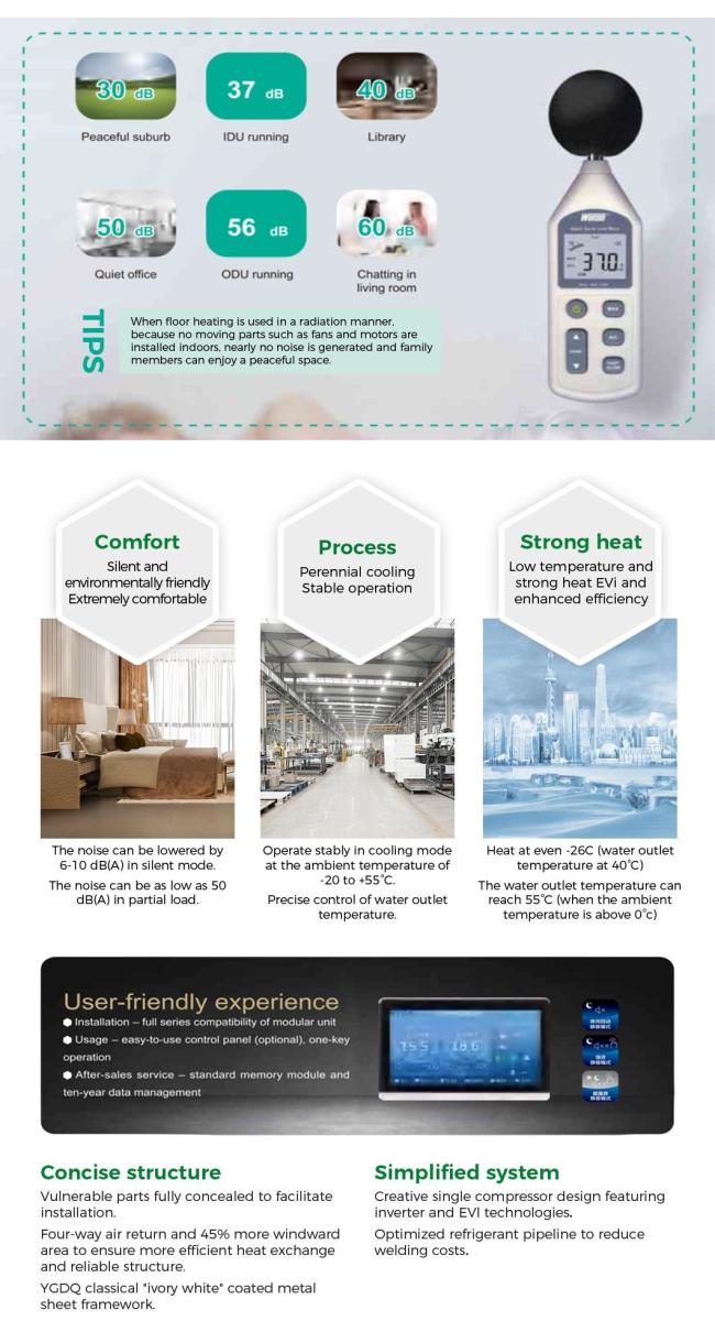 High Temperature Wholesale R32 R290 Air Source Heat Pump Water Heater Hotel