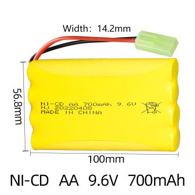 China 500 Times Lithium RC Batteries 9.6V For LED Light Electric Scooter 700mAh Motorcycle for sale