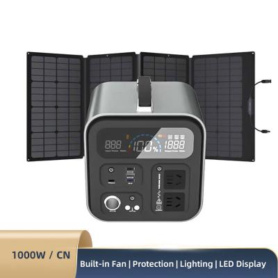 中国 Solar Systems Portable Lithium Power Station 1000W For Power Tools 販売のため