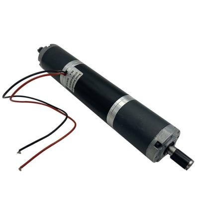 China 63mm high torque pm dc planetary gear motor with planet reducer gearbox rated 12v 24v 48v power 30w 50w 100w 200w for sale