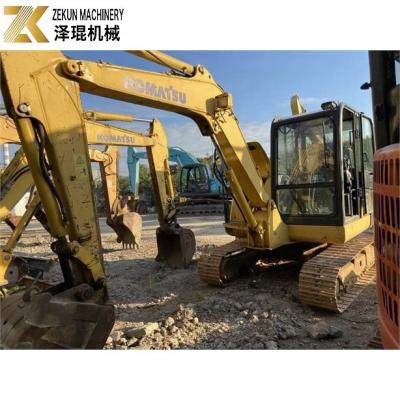 China Construction Field Used Komatsu PC 56 Crawler Excavator PC56-7 with Hydraulic Valve KOMATSU for sale