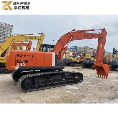 中国 ZX 240 中古水力掘削機 24トン 販売のため