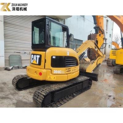 China 4 Ton Used CAT 304 Excavator with Enclosed Cabin and Original Hydraulic Cylinder for sale