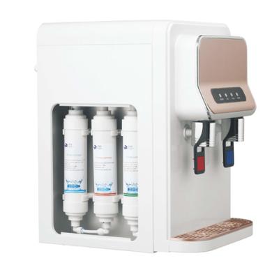 China 3 Stage Reverse Osmosis Water Cooler , R134a Table Water Dispenser White Color for sale