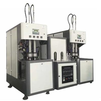 China PET Plastic Bottle Blowing Equipment , Semi Automatic Blow Molding Machine 2000Ml Volume for sale