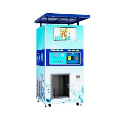Китай На открытом воздухе оборудование торгового автомата льда обслуживания собственной личности с емкостью 900kg/24H продается