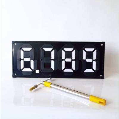 China 7 Segment Digital Gas Station Price Flip Signs High Temperature Resistance for sale