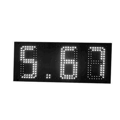 China 600*320mm White LED Gas Price Changer Led Price Sign For Gas Station for sale