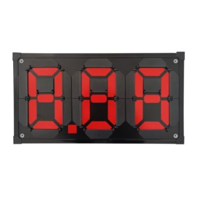 China Magnetic Gas Station Price Flip Signs Reflective Three Digits Flip Board for sale