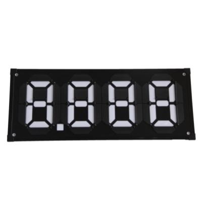 China 8.888 Gas Station Price Flip Signs Magnetic Flip 7 Segment Digital Price Display Board for sale