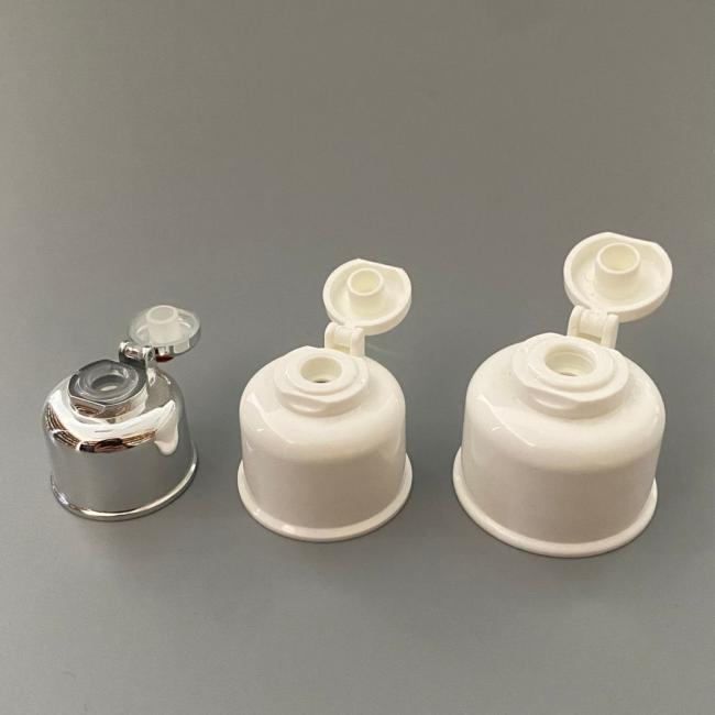 24mm Plastic Cap Gold Silver Plastic-Aluminum Cover Cosmetic Bottle Caps