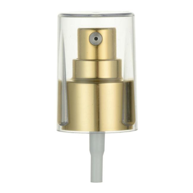 24mm Plastic Cream Pump Lotion Pump 0.15cc with as Over Cap