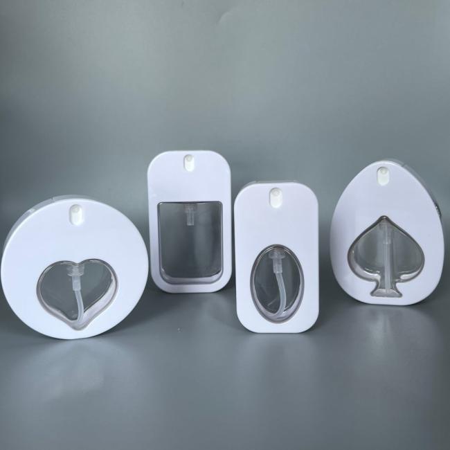 30ml 38ml 50ml Pet Plastic Bottle Perfume Hand Sanitizer Credit Card Spray Bottle