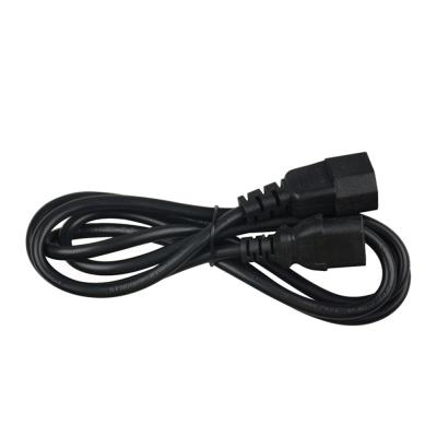 China OEM Male C14 To Female C13 AC Power Extension Cable C13 C14 Power Cord for sale