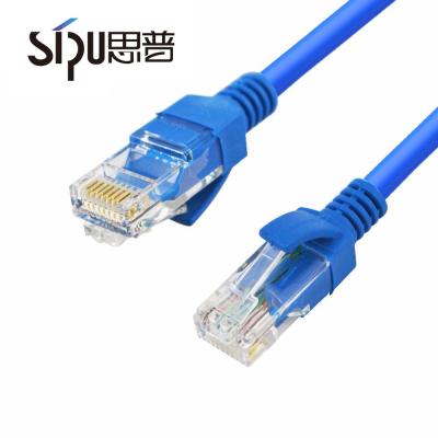 China OEM SFTP Four Twist Pairs RJ45 CAT5 Patch Cord 1M 1.5M 2M Customizable for sale