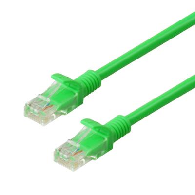 Chine 2m 3m 5mtrs Ftp CAT6 câble de patch pour ordinateur couleur verte isolant HDPE à vendre