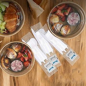 take out silverware