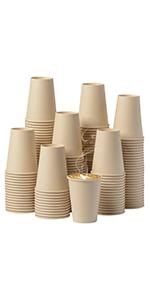 FRUTLE Paper Cups Disposable Coffee Paper Cups 12 OZ