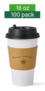 16oz white coffee cups