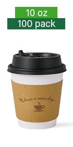 10oz white coffee cups