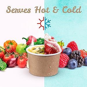 Paper Ice Cream Cups