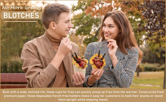 SN-TP3A0 Charcuterie Cups kraft paper Appetizer Cup food holder for parties weeding events