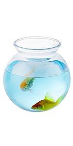 Plastic Fish Bowl 16 oz (12 Count) 4 Inch Fishbowl - Plastic Ivy Bowls - Unbreakable Vases