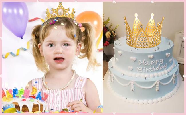 cake topper and hair ornament for girls