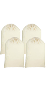 4 Extra Large Christmas Natural Cotton