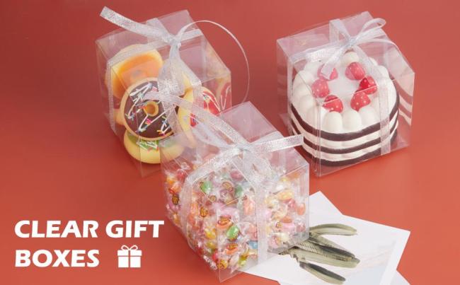 clear gift box
