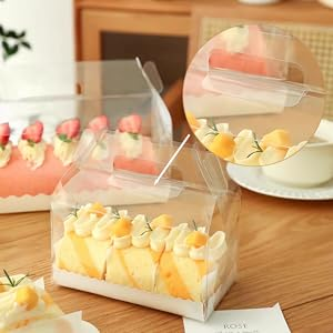 Clear Cake Boxes - Prevent dust