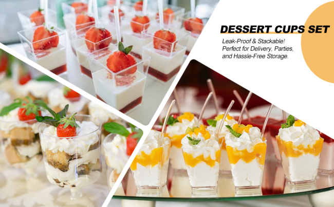 DESSERT CUPS SET