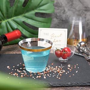 disposable plastic wine glasses