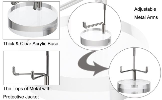 rock display stand holder