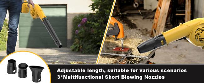 4 Specialized Nozzles Included