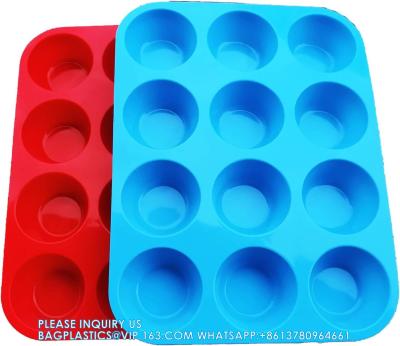 China Silicone Muffin Pan Mini 24 Cups Cupcake Pan, Muffin Molder For Muffins And Cupcakes Baking Accessory for sale