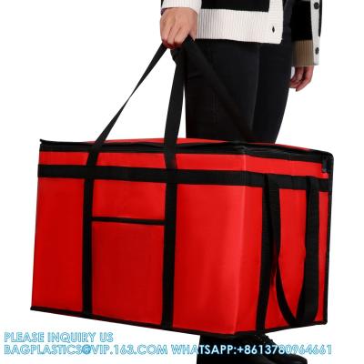 China Extra Large XXXL Insulated Food Delivery Bag Cooler Bags Catering Therma For Doordash Catering Cooler Bag for sale