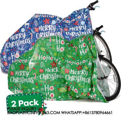 China Christmas Bicycle Bag 60” X 72