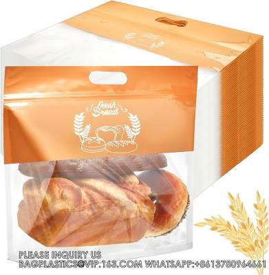 China Bolsas de pan para pan casero Reutilizables con cremallera Bolsas de pan de masa agria para mantener fresco Bolsas de pan de panadería extra grandes en venta