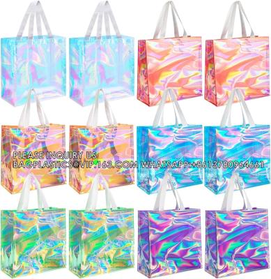China Holographic Rainbow Iridescent Handbag For Sports Fan Games, Work, Security Travel, Stadium Venues Or Concert for sale