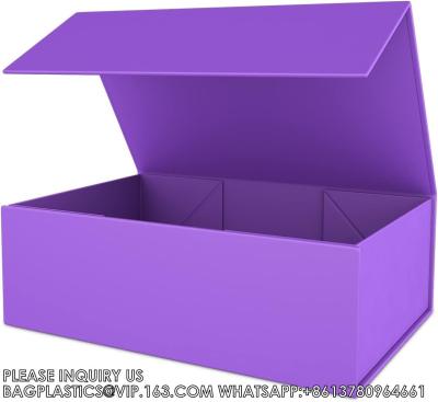 China Custom Magnet Magnetic Luxury Packaging Folding Paper Gift Box Business Flap Lid Packaging Cardboard Bespoke Custom for sale