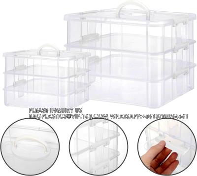 China Craft Organizer Storage Box For Organizing Craft, Stationery, Sewing, Art Craft, Jewelry And Beauty Supplies for sale
