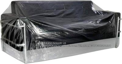 China Large Furniture Cover Poly Storage Bag Heavy Duty Sofa Slipover For Moving Long Term Storage 110