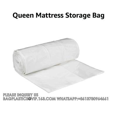 China Commercial Moving And Storage Mattress Bag, Queen, 4 Mil, 1 Count, White, 80