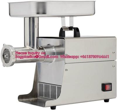 China Food Processors, Meat Grinder Electric, Stainless Steel, Heavy Duty With Blades And Plates, Sausage Stuffer Tube for sale