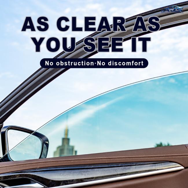 Professional car tint film installation process