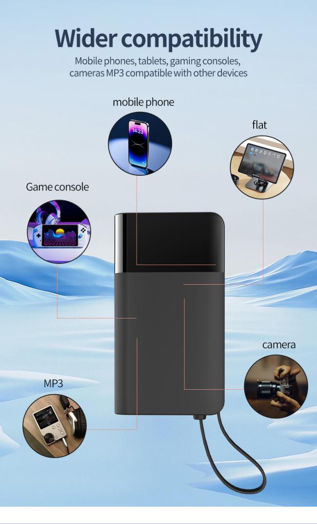 Power Bank with different color options