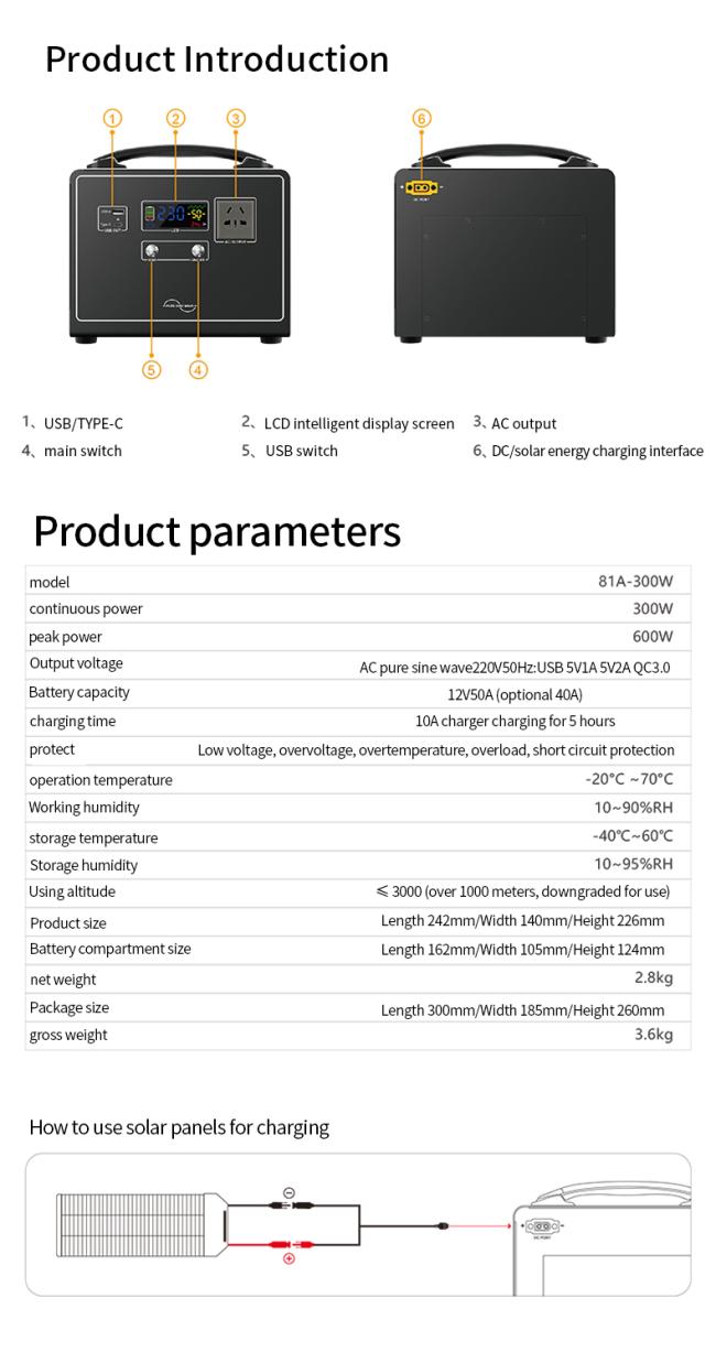 300W Power Station front view and features